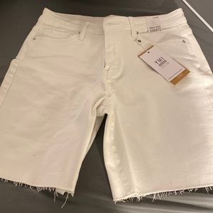 White High Rise Shorts Size 11